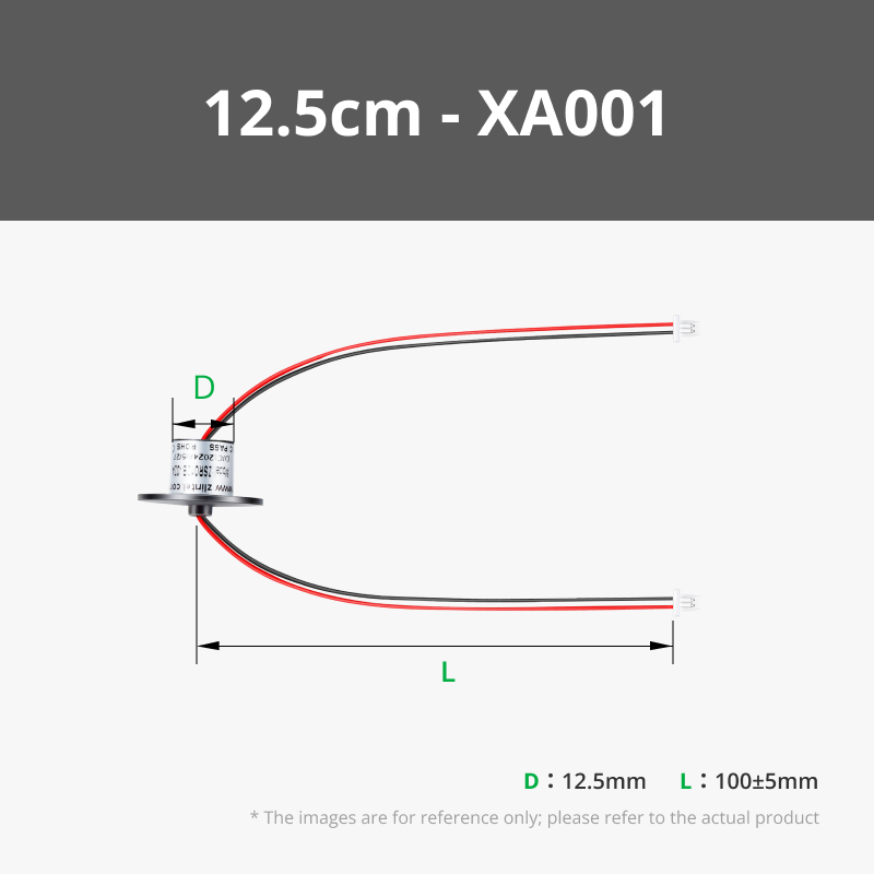 1 Wire Slip Ring 12.5mm with SH1.0 Connector